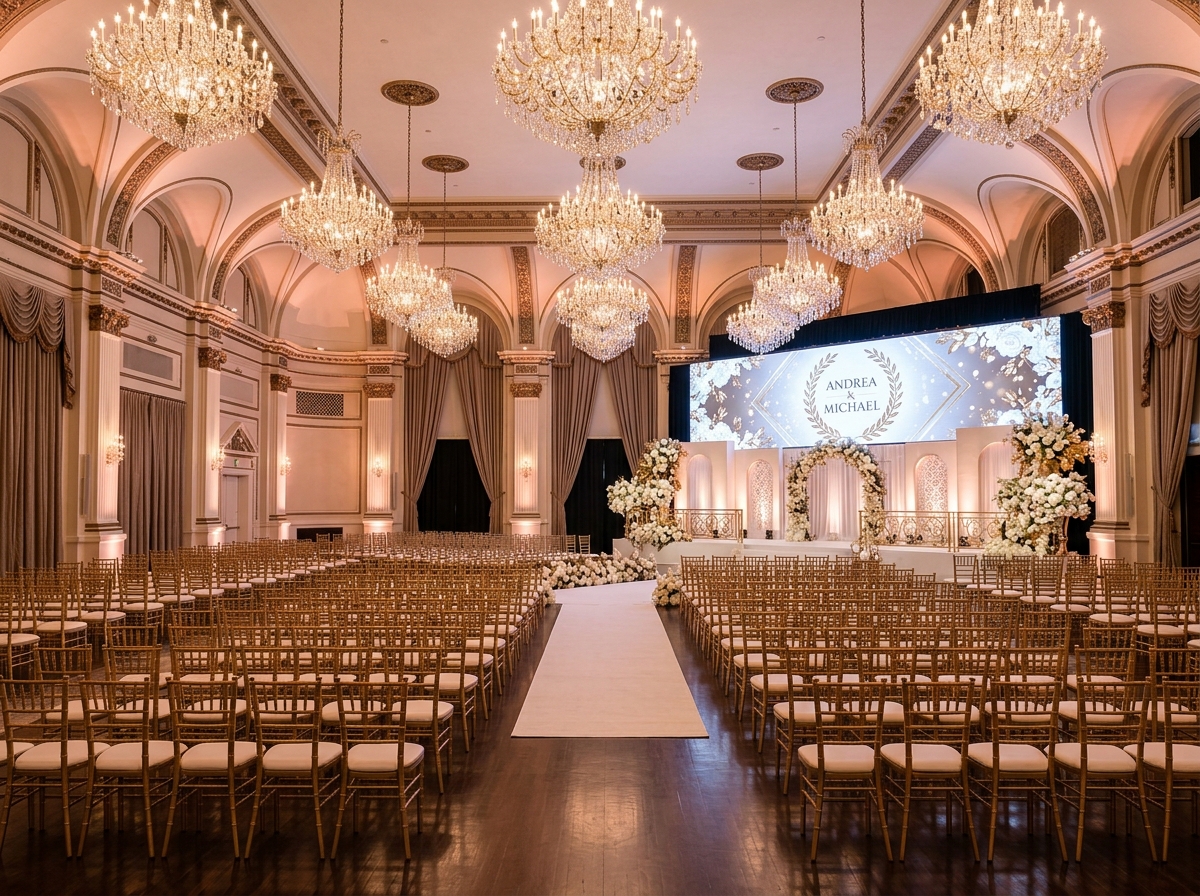 Erbil Wedding Düğün Salonu - Sahne Alanı